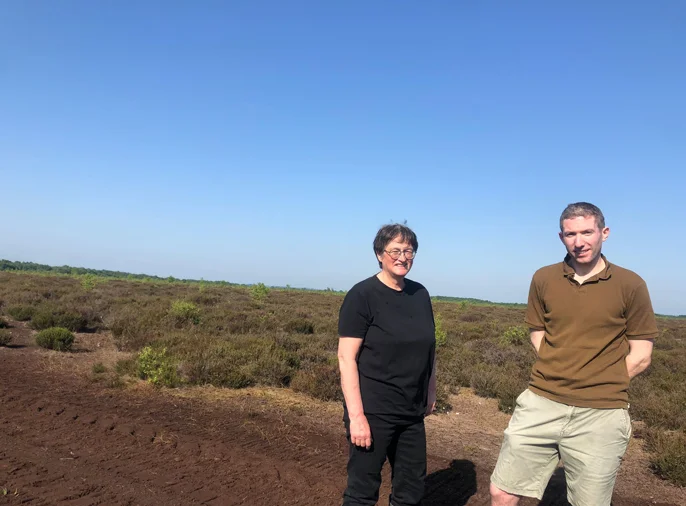 Local people on Cornafulla Bog